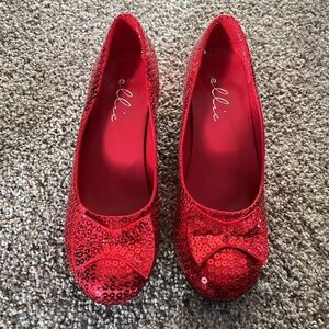 Red Sparkly Shoes